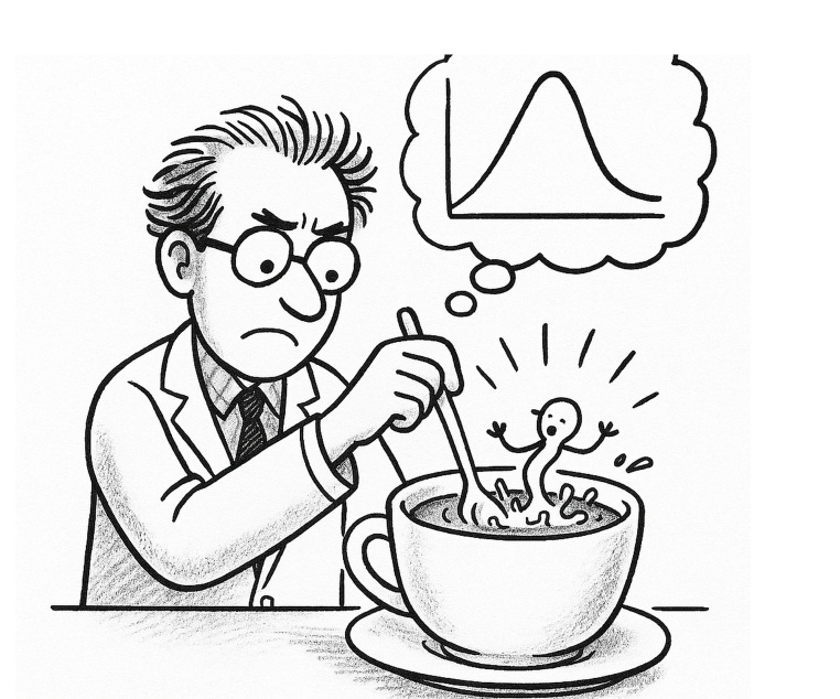 Day 19: The Wolf Reads AI- "Quantifying the Rise and Fall of Complexity in Closed Systems: The Coffee Automaton" episode artwork