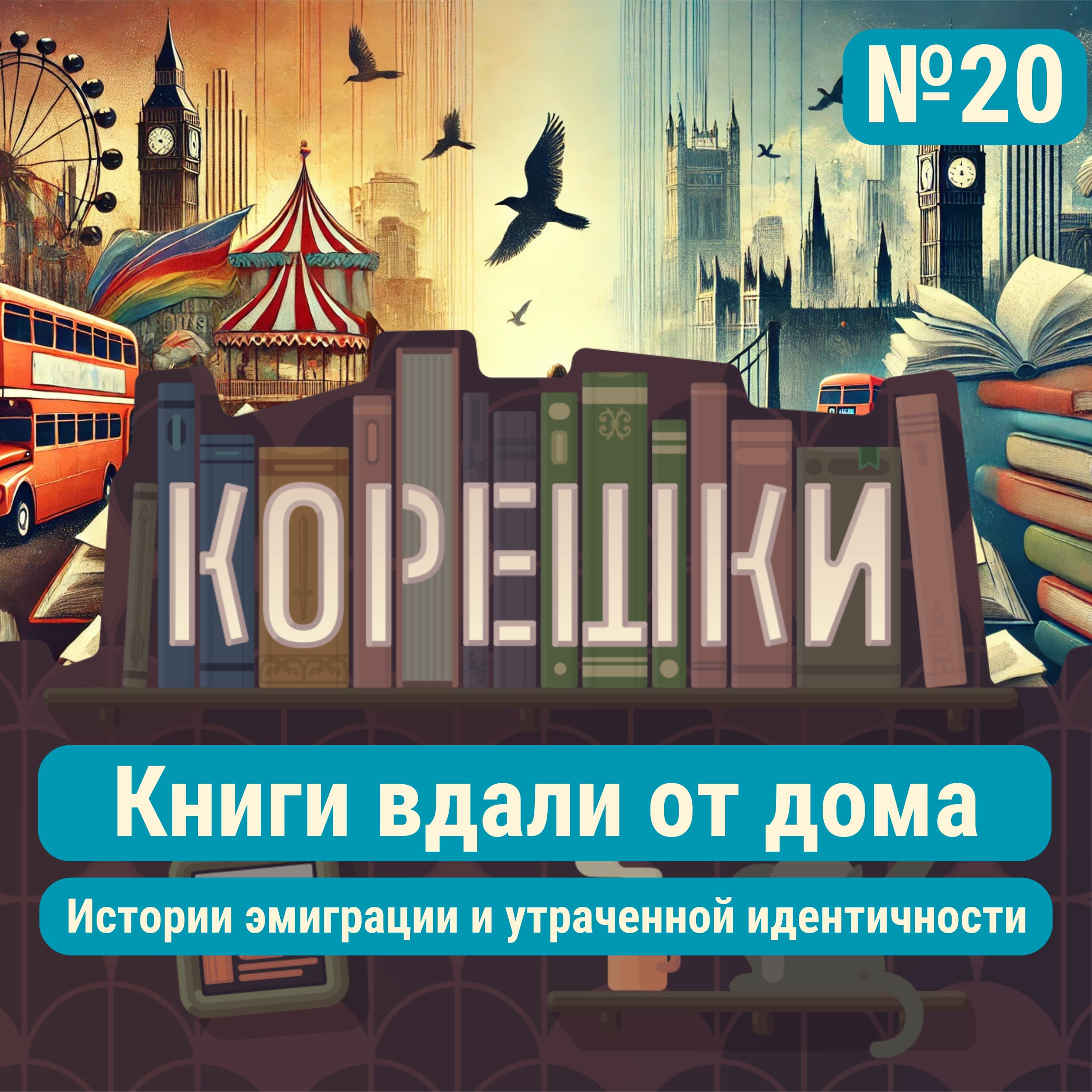 Корешки № 20. Книги вдали от дома + итоги 2024 книжного года podcast
