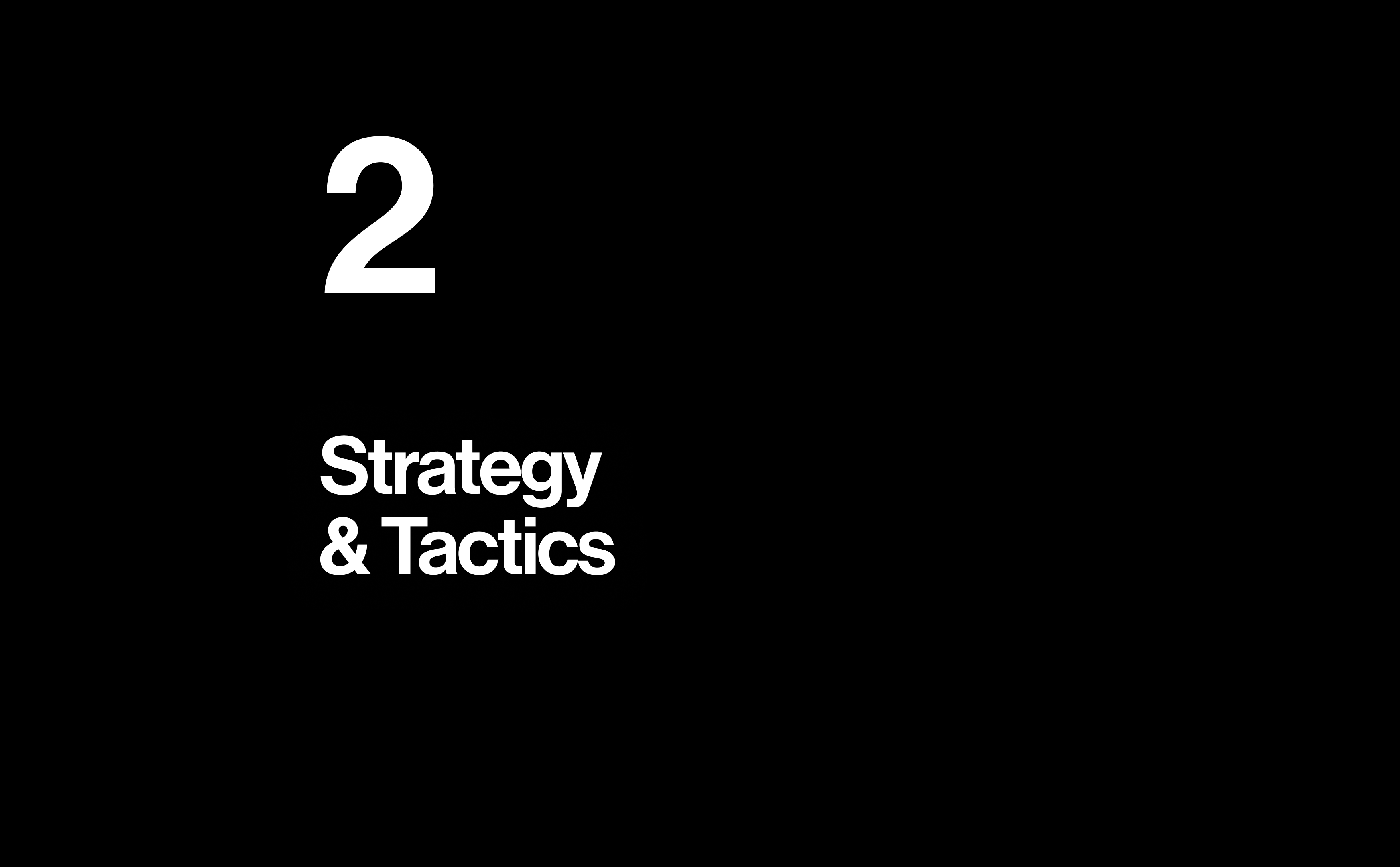 What is "strategy" and "tactics" in design?