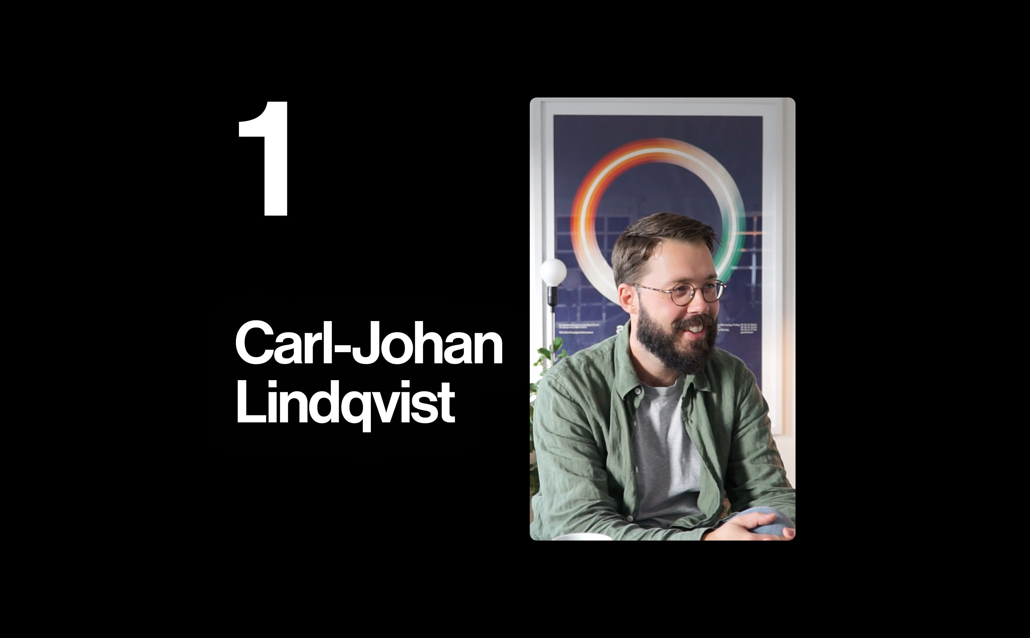 Carl Johan Lindqvist of Lundgren+Lindqvist