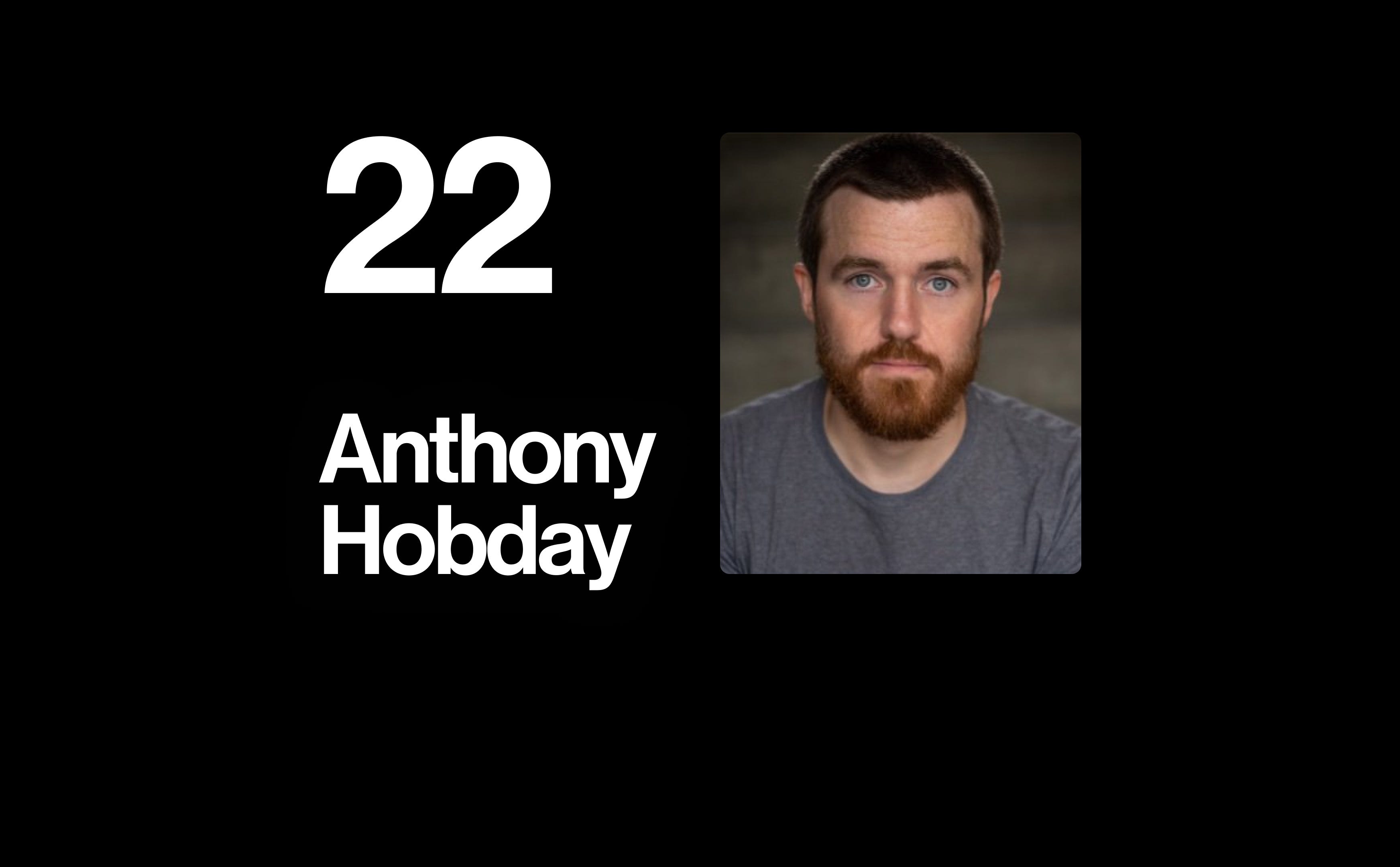 Anthony Hobday: Interface Designer