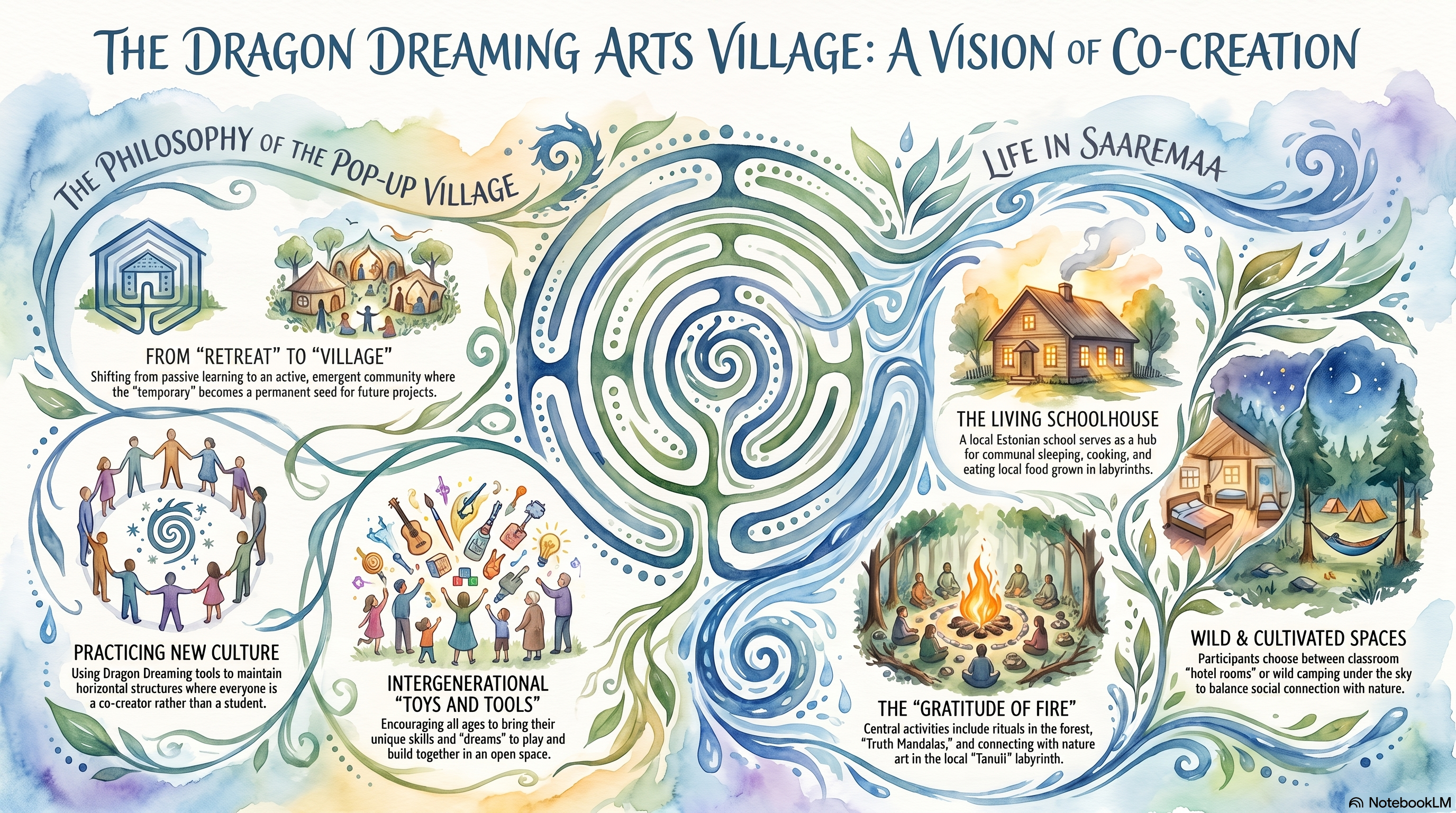 The Dragon Dreaming Arts Village