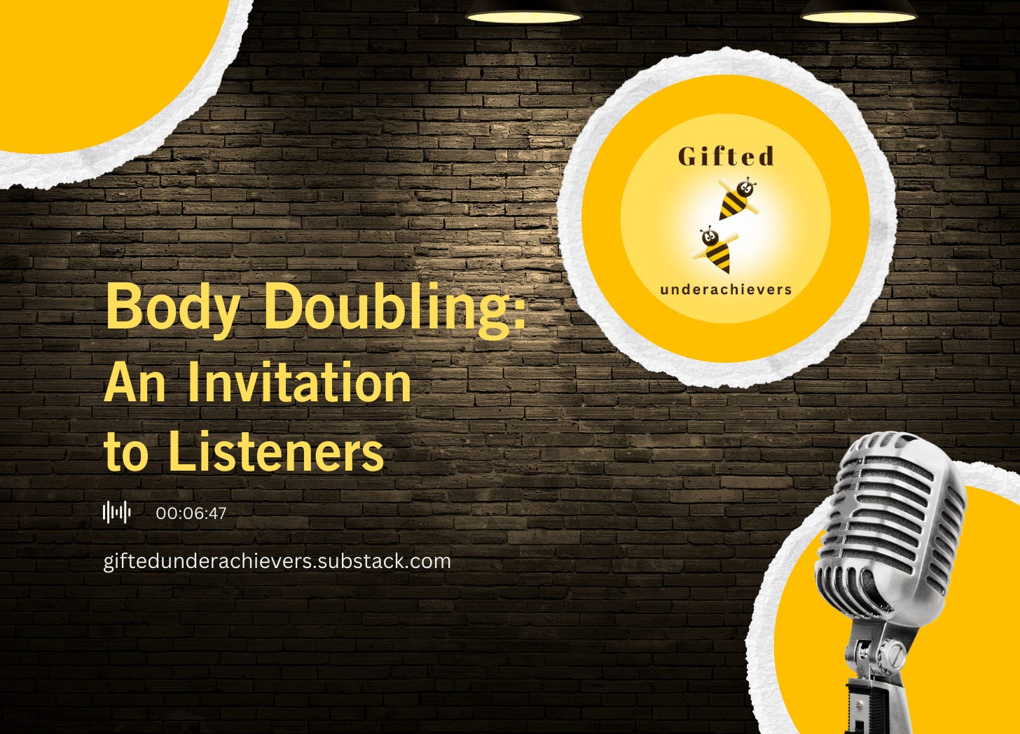 Body Doubling: An Invitation to Listeners episode artwork