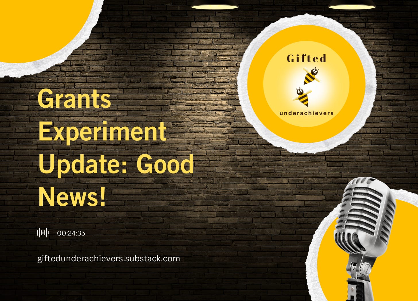 Grants Experiment Update – Good News! episode artwork