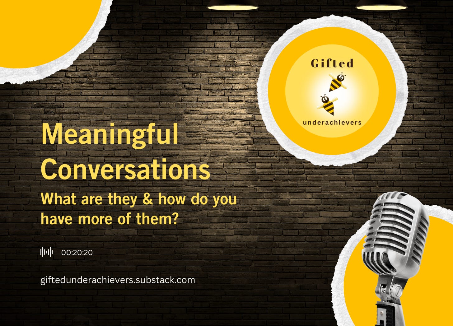 Meaningful Conversations: What are they & how do you have more of them?  episode artwork