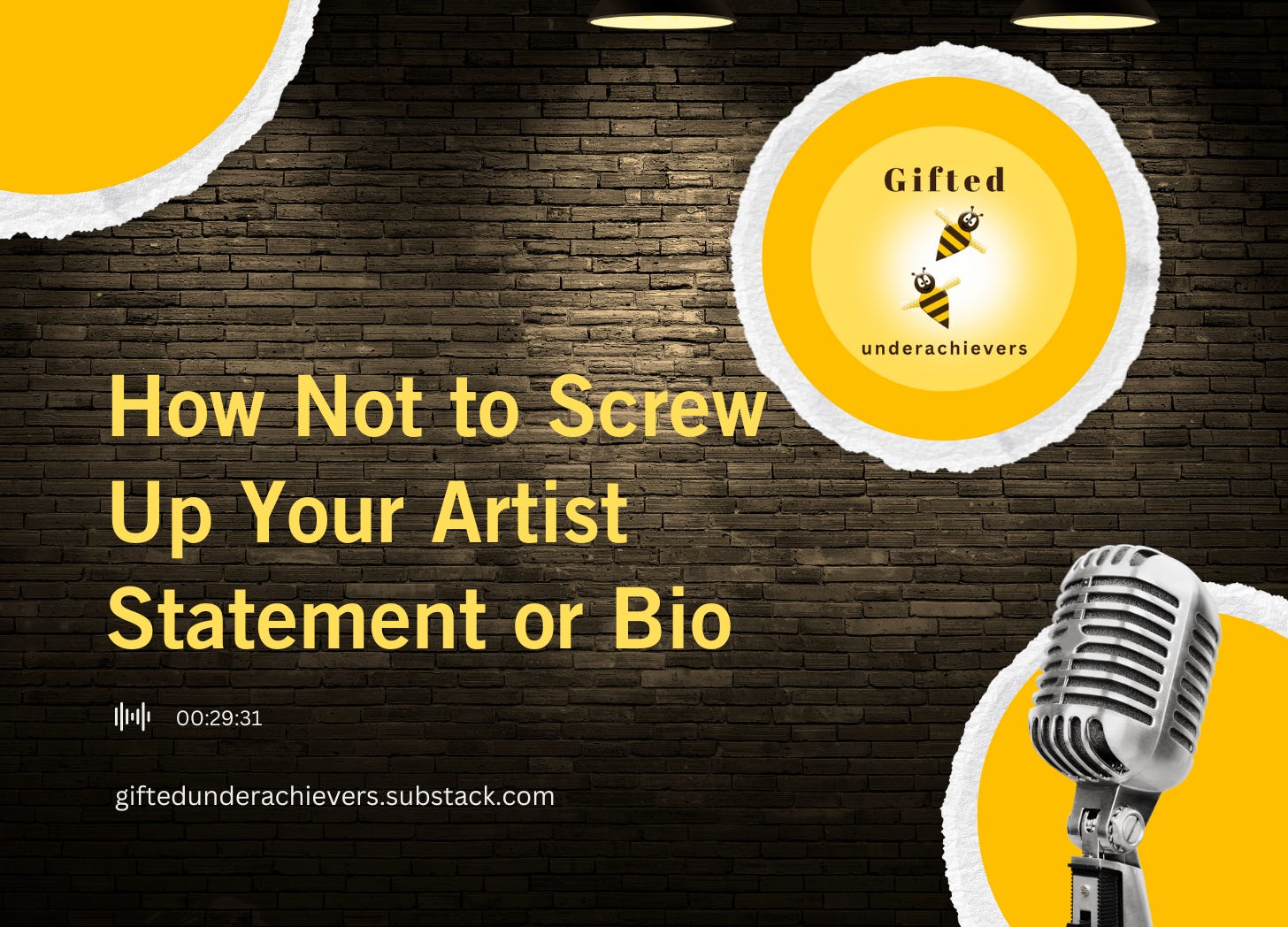 How Not to Screw Up an Artist Statement or Bio episode artwork
