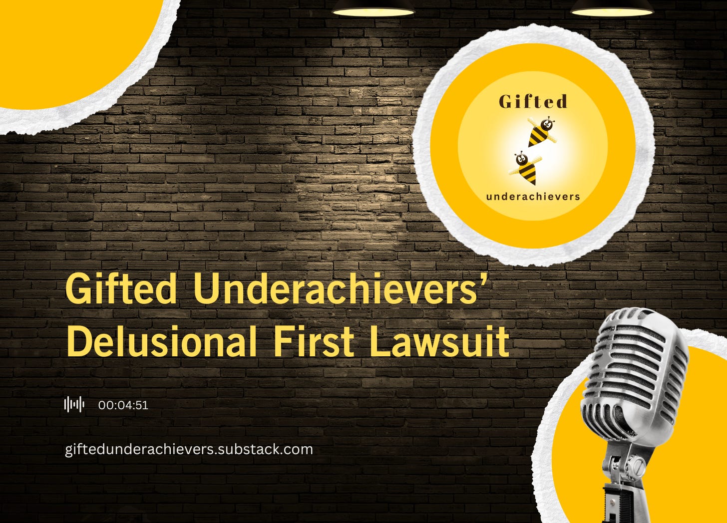 Gifted Underachievers Delusional First Lawsuit episode artwork