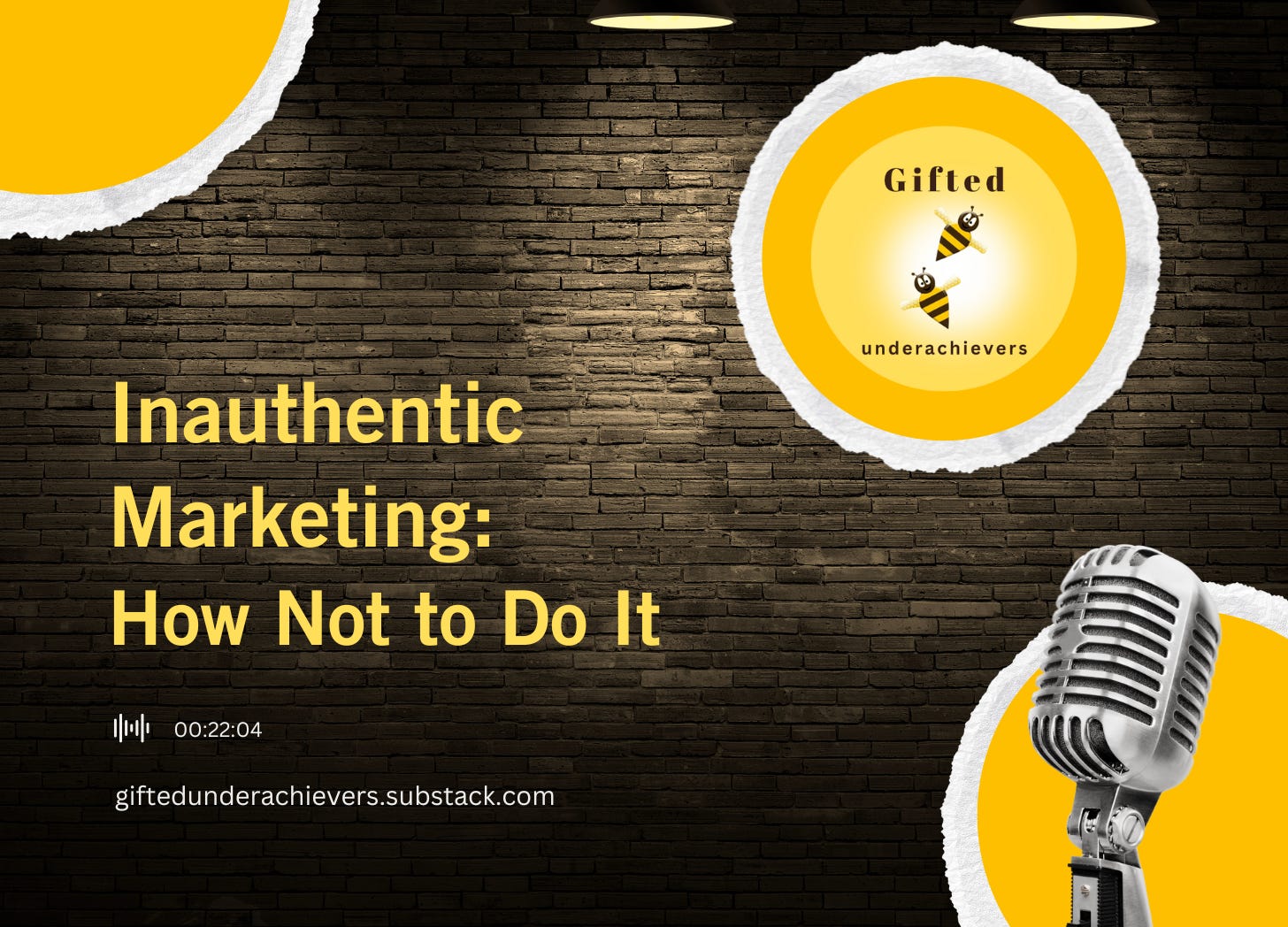 Inauthentic Marketing: How NOT to Do It episode artwork