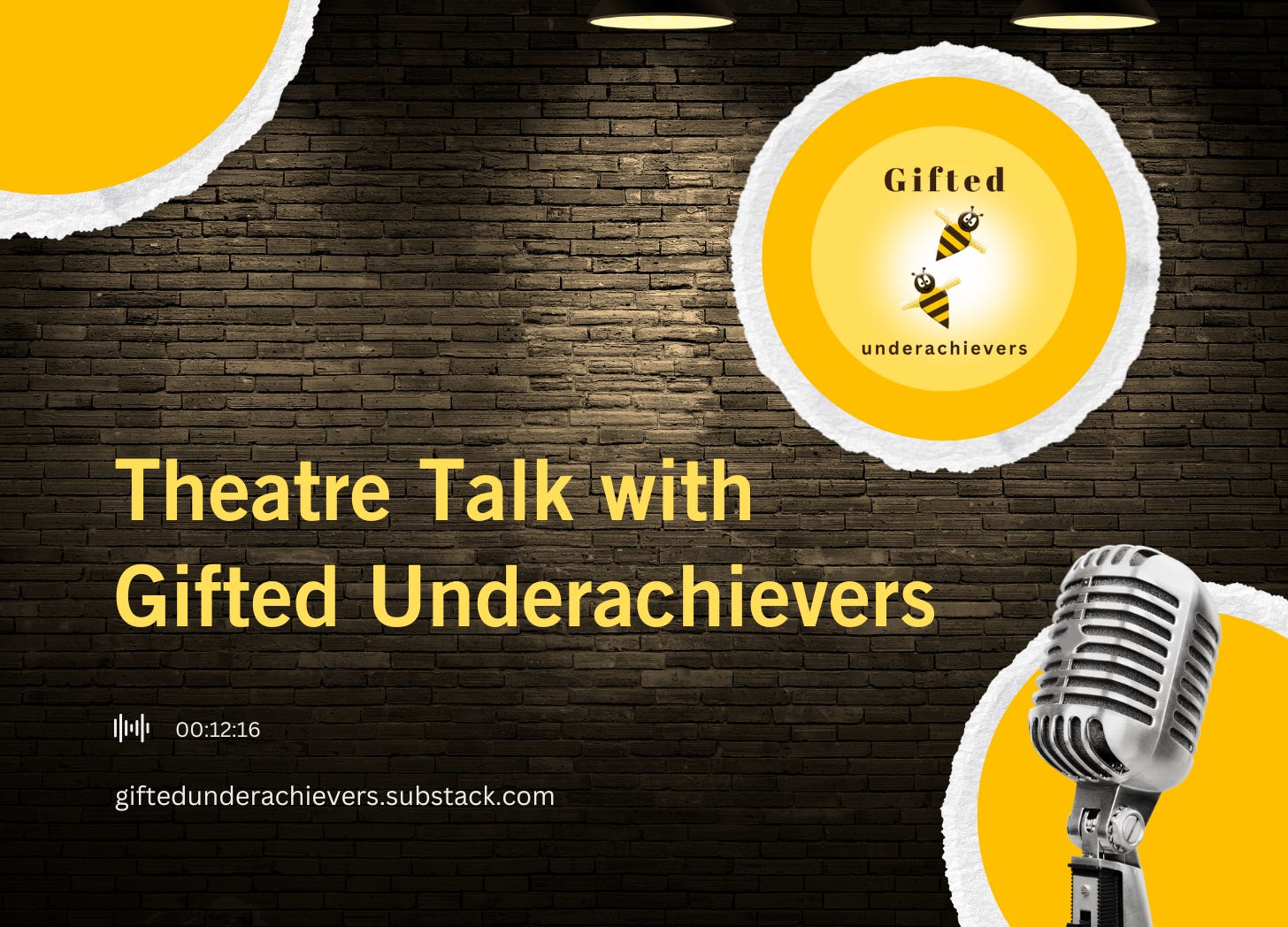 Theatre Talk with Gifted Underachievers episode artwork