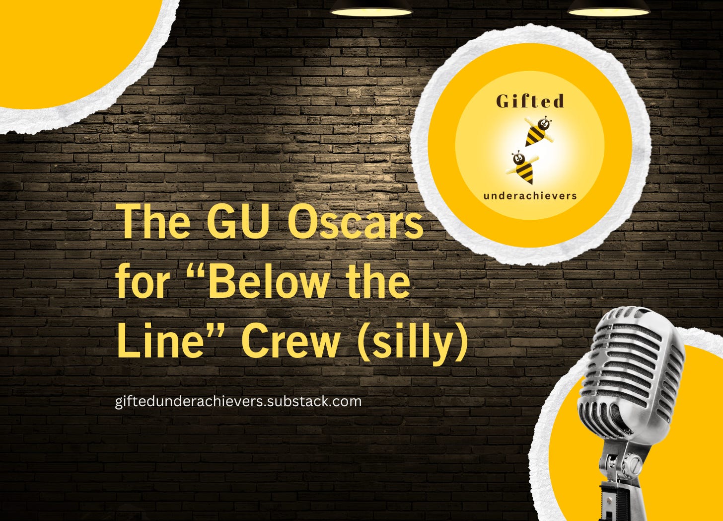 The GU Bee Oscars for Below the Line Crew (silly) episode artwork