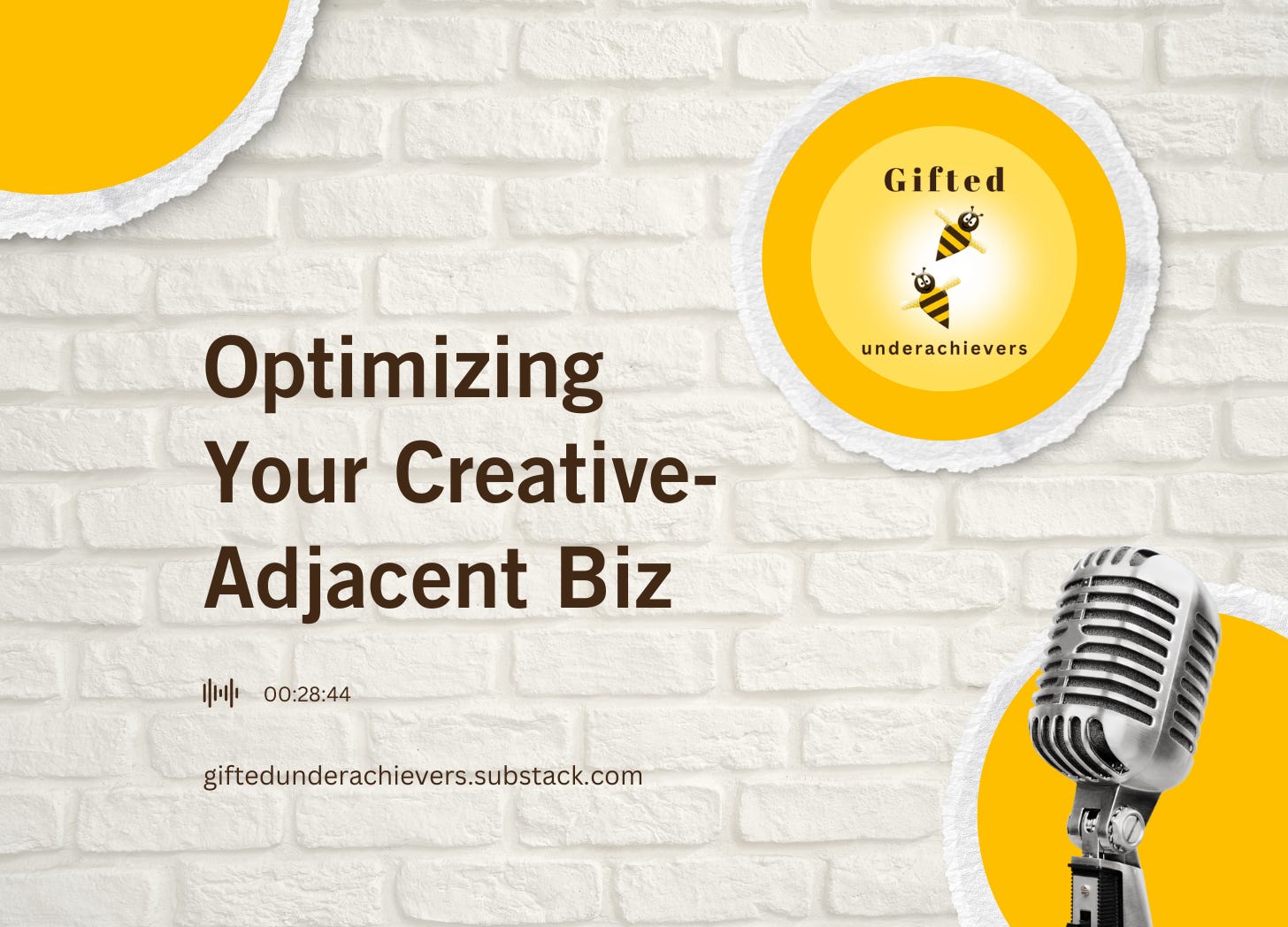 Optimizing Your Creative-Adjacent Biz episode artwork