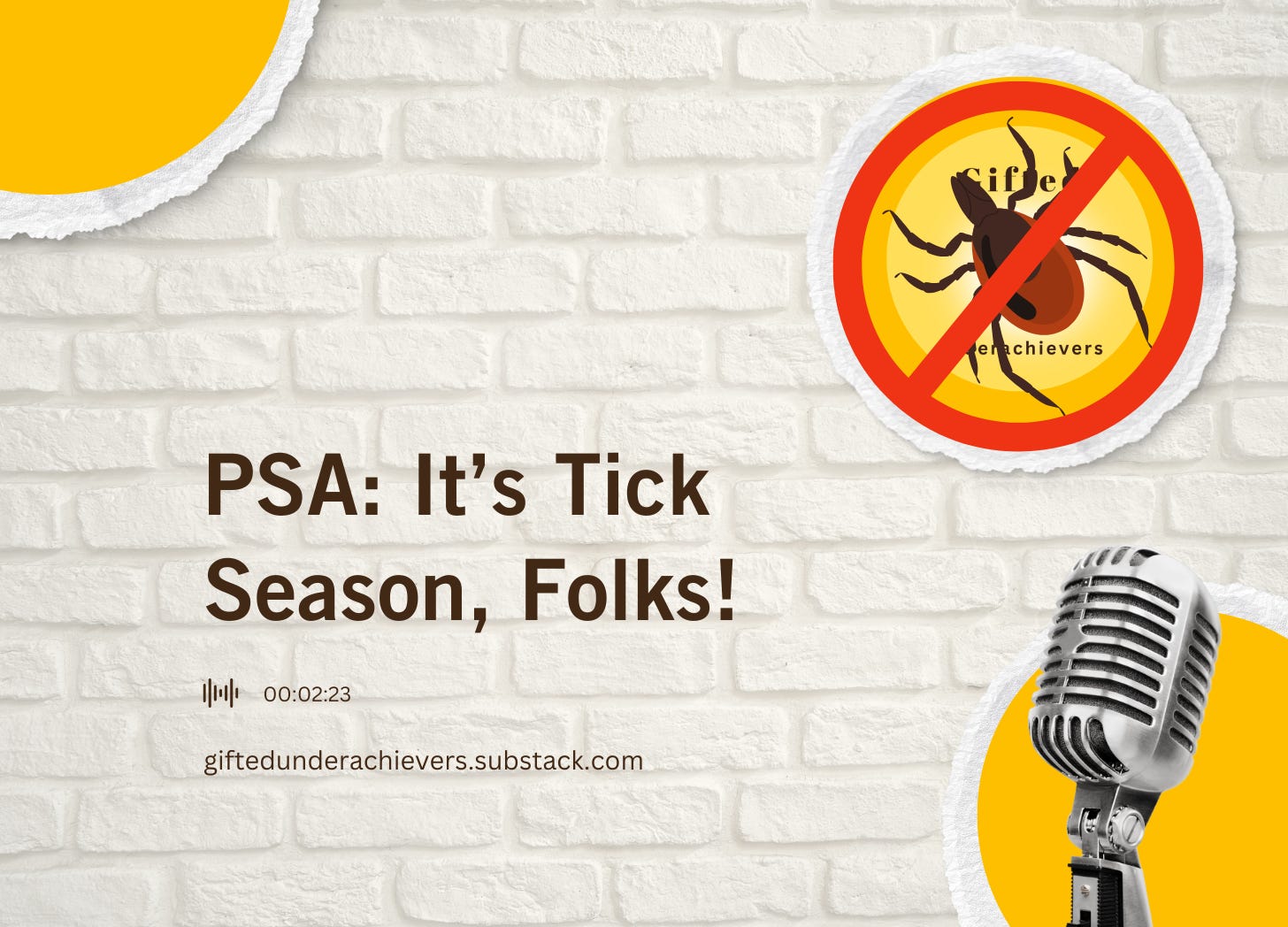PSA: It's Tick Season, Folks! episode artwork
