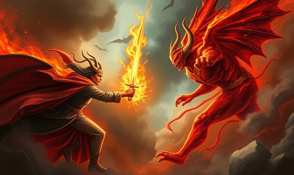 The Battle between Good and Evil