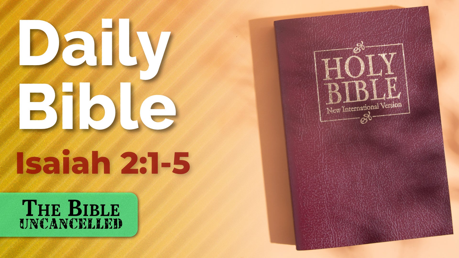 The mountain of the Lord will be established episode artwork