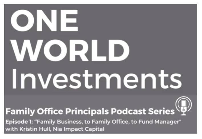 Family Business, to Family Office, to Fund Manager