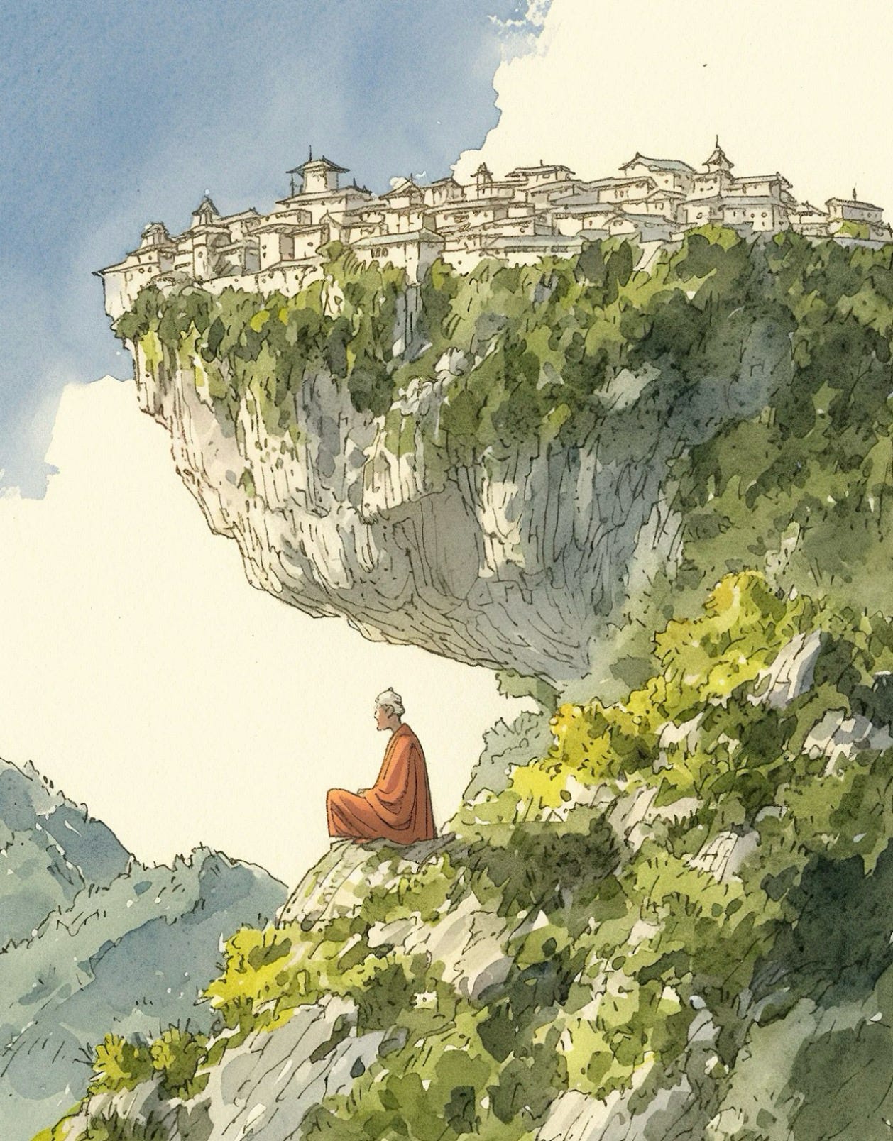스님의 사색처 - The Monk's Thinking Place