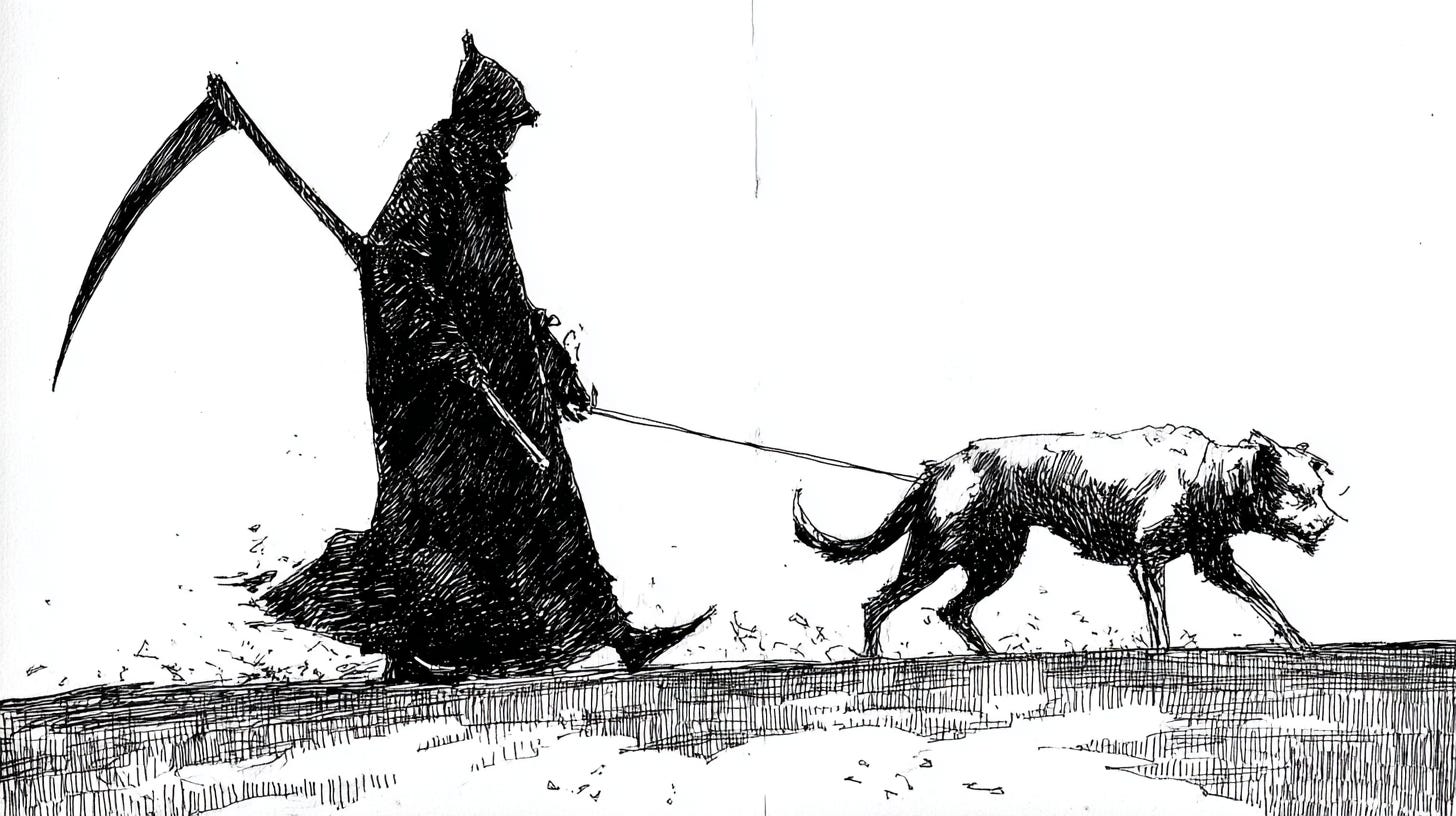 목줄에 묶인 죽음 - Death on a Leash