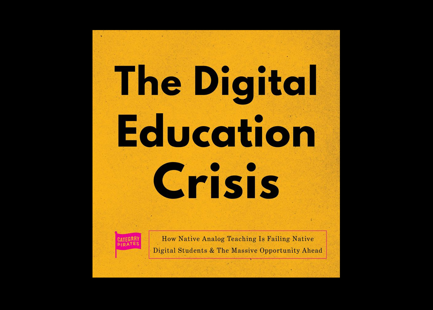 The Digital Education Crisis Audiobook episode artwork