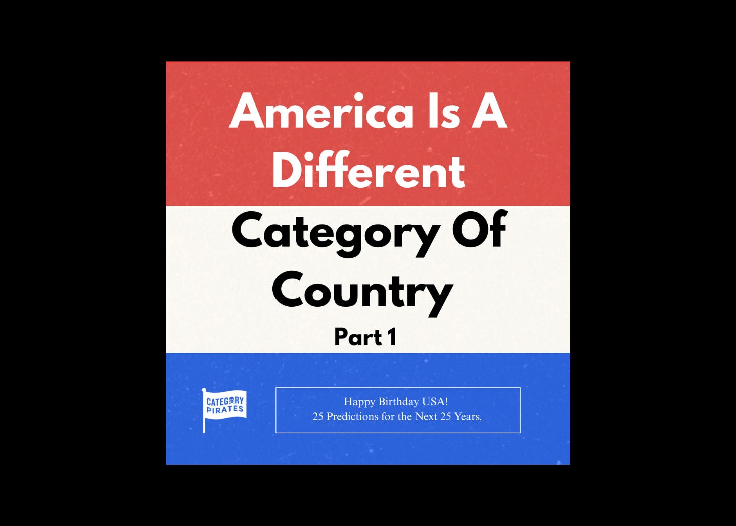 America: A Different Category of Country Part 1 Audiobook episode artwork