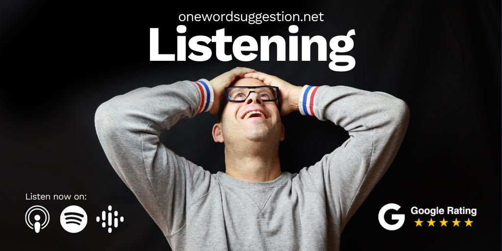 One Word Suggestion - Improv Inspiration