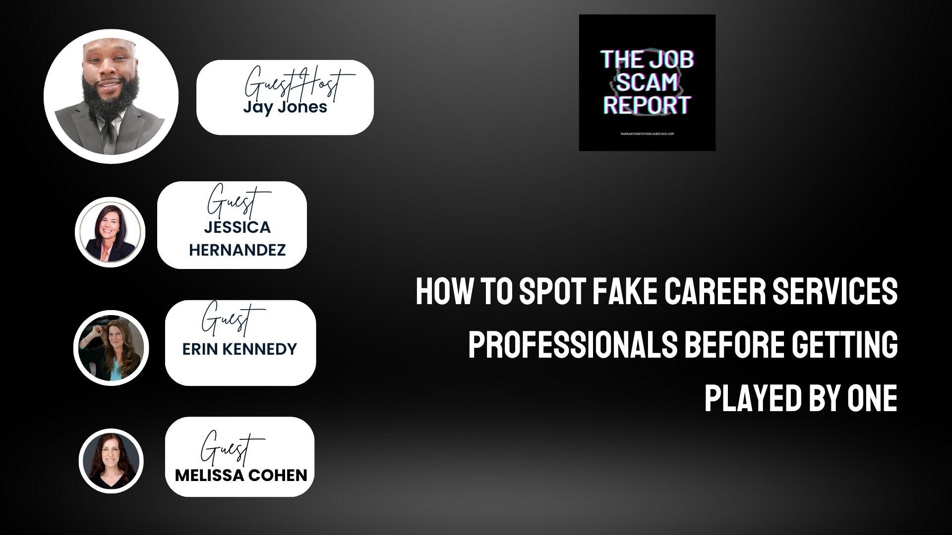 How To Spot Fake Career Services Professionals Before Getting Played By One episode artwork