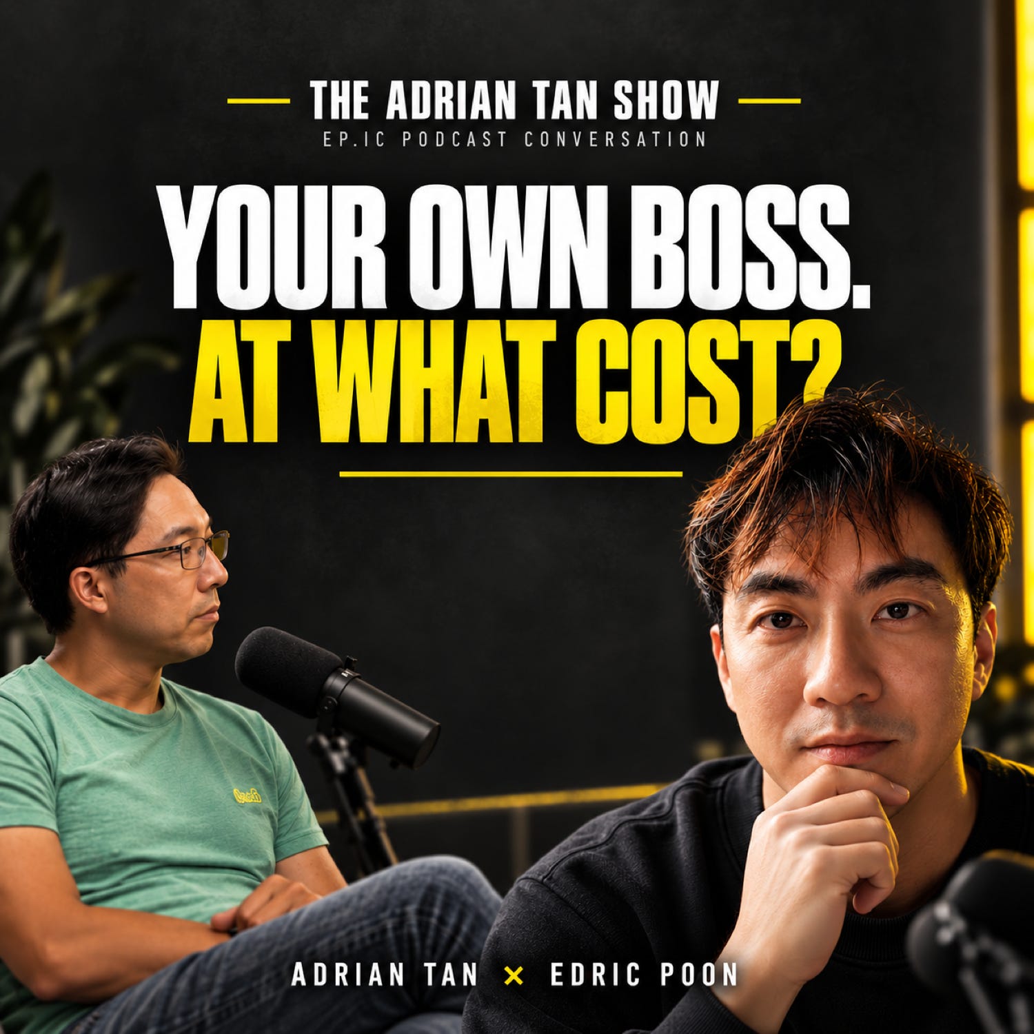 Adrian Tan's Entrepreneurial Journey: Overcoming Challenges & Insights on No More Bosses episode artwork