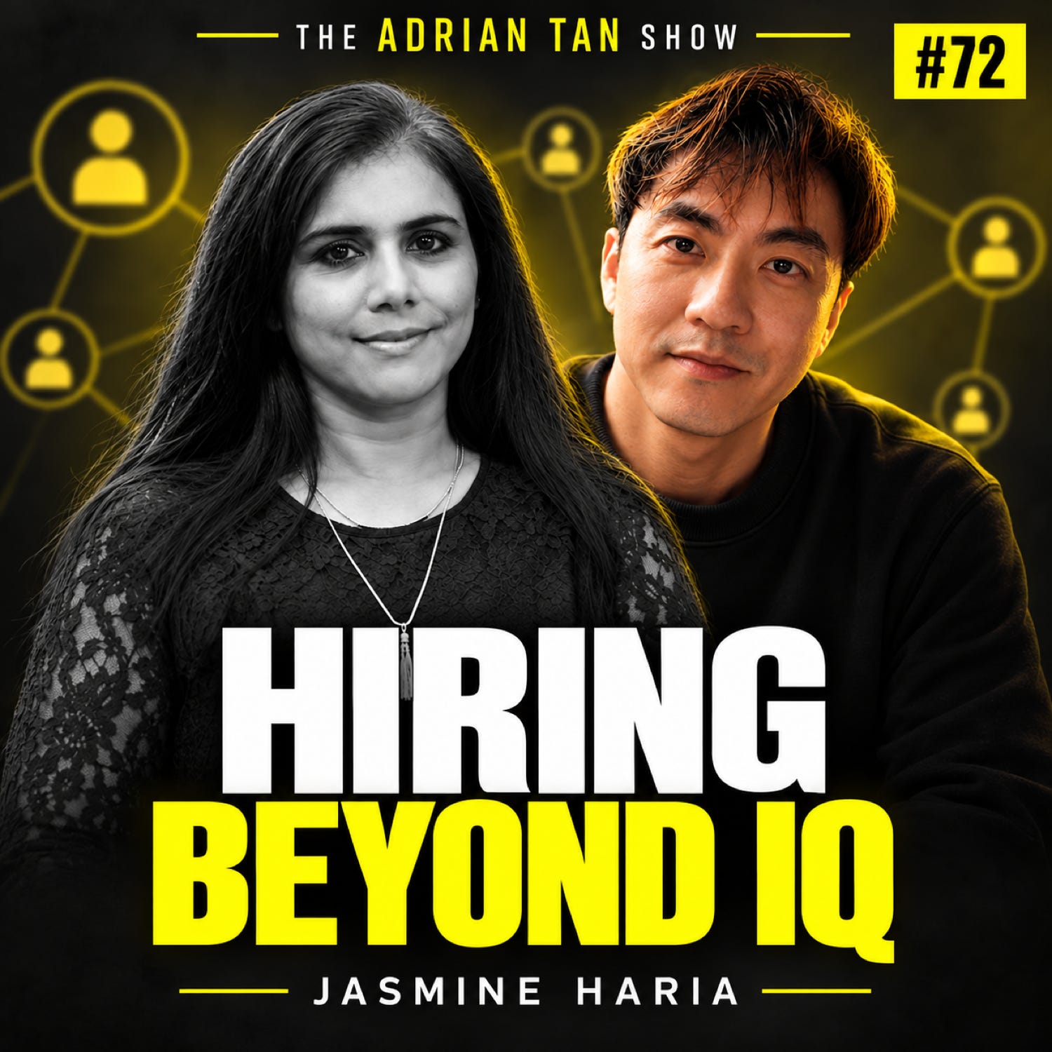 72: Jasmine Haria on hiring remote vs non-remote, screening fraud detection and the importance of EQ episode artwork