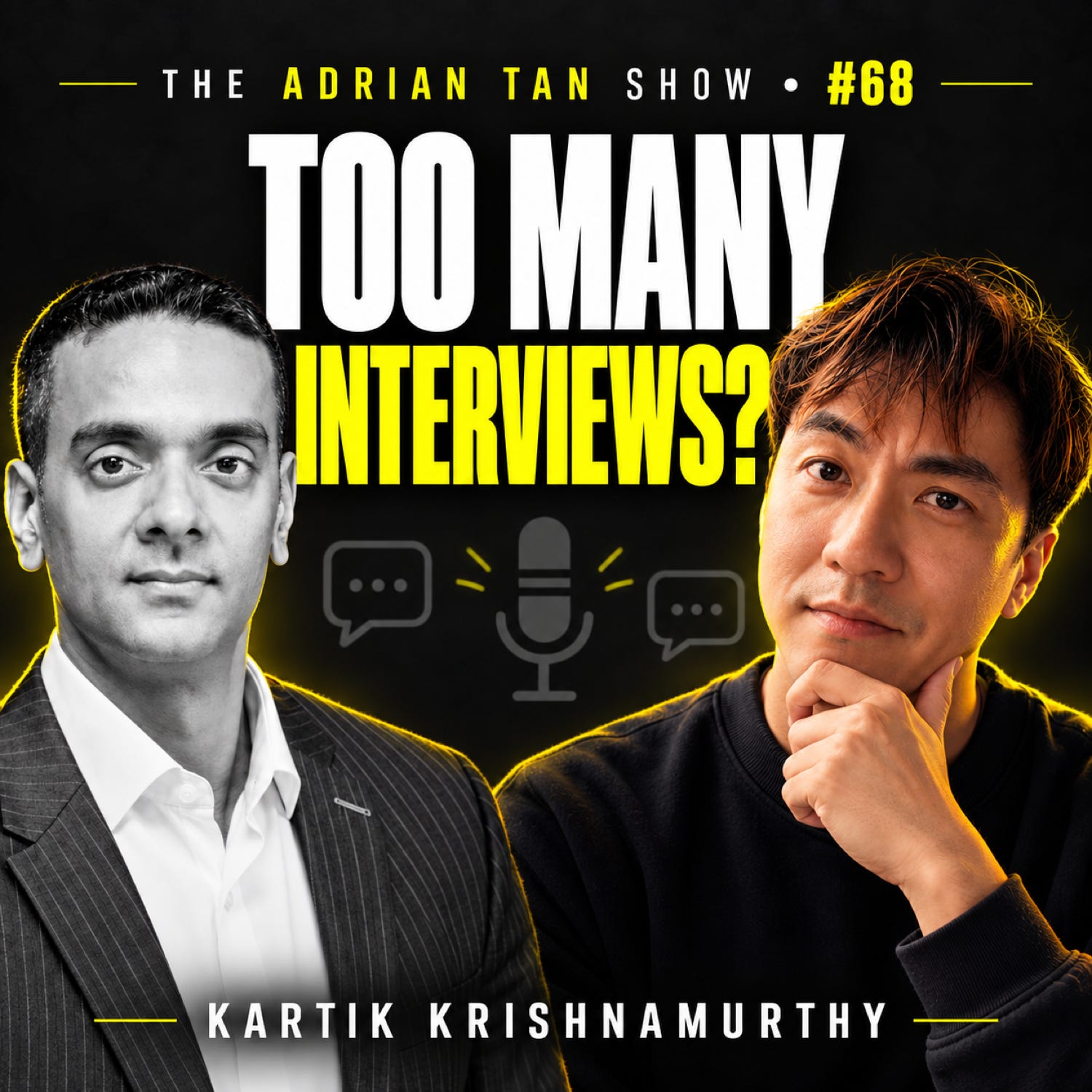Too Many Interviews? Candidate Experience and Conversational AI | Kartik Krishnamurthy | #68 episode artwork