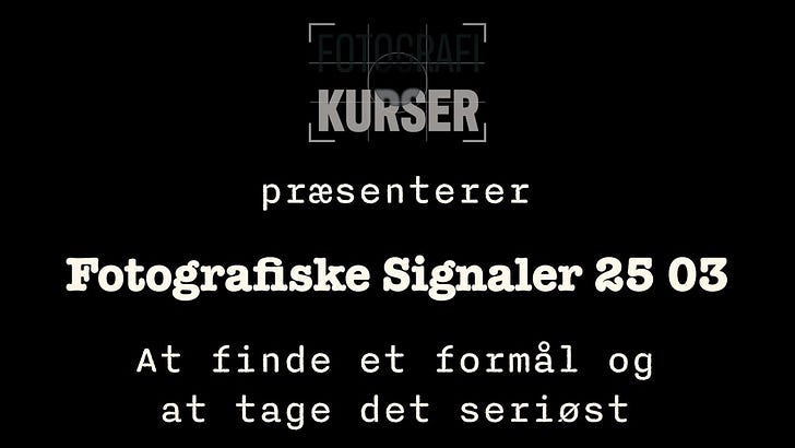 Fotografiske Signaler