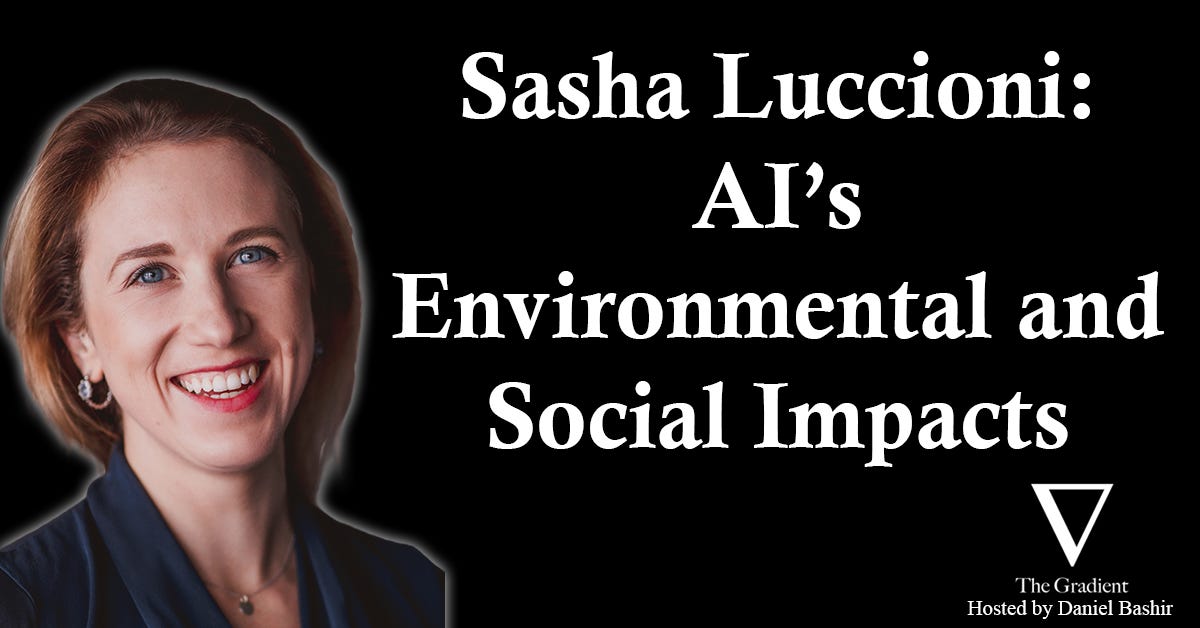 Sasha Luccioni: Connecting the Dots Between AI's Environmental and Social Impacts
