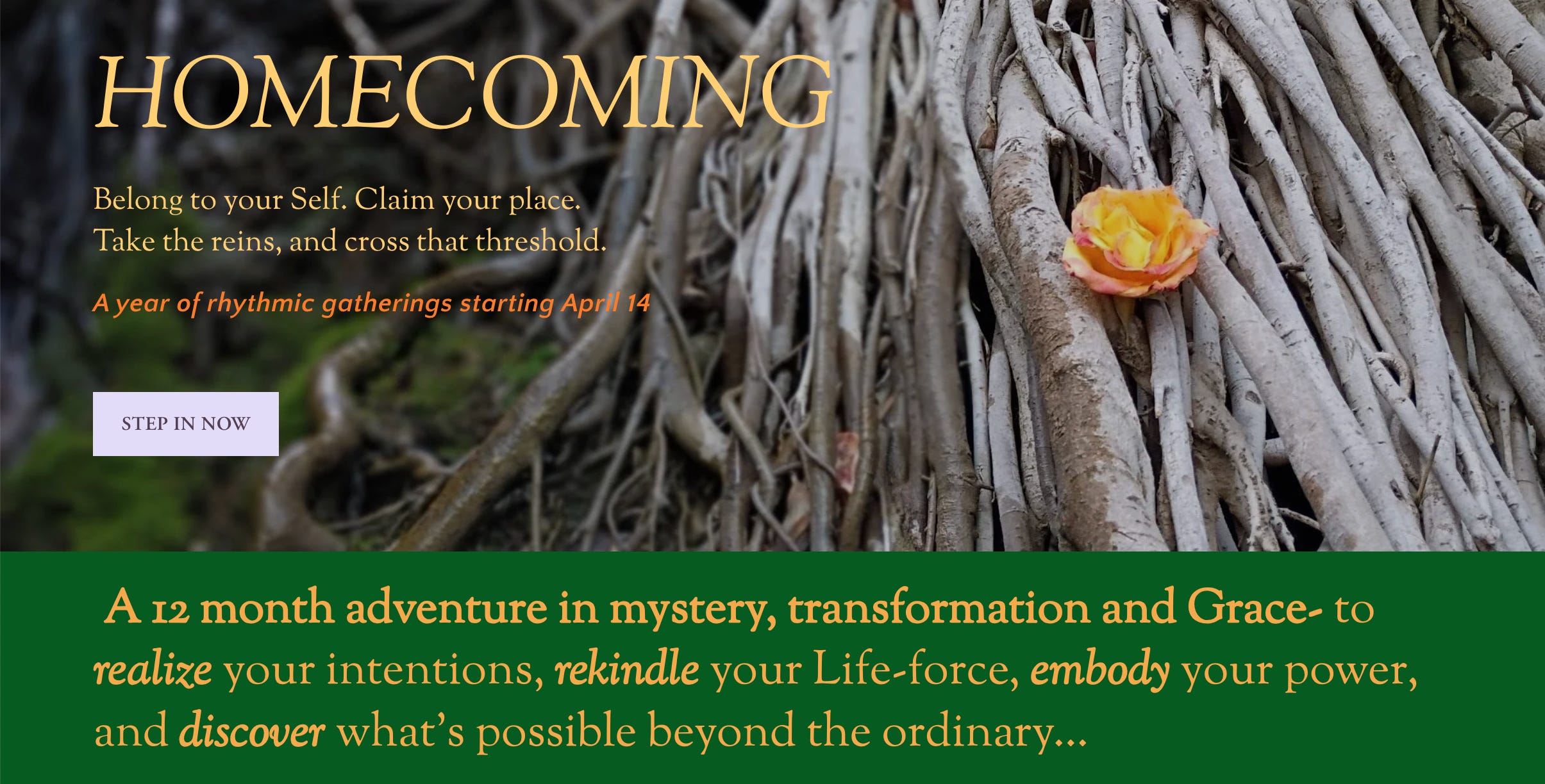 🌟Announcing HOMECOMING: A transformational adventure in mystery, community and Grace!  episode artwork