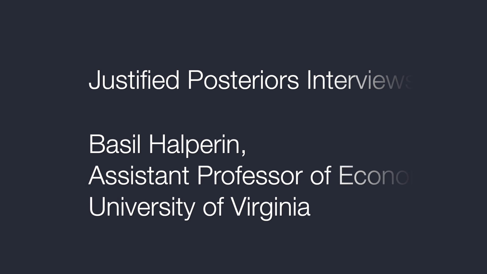 Justified Posteriors