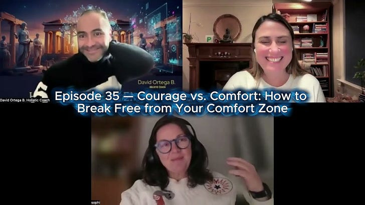 Episode 35 — Courage vs. Comfort: How to Break Free from Your Comfort Zone with Sophie Licht