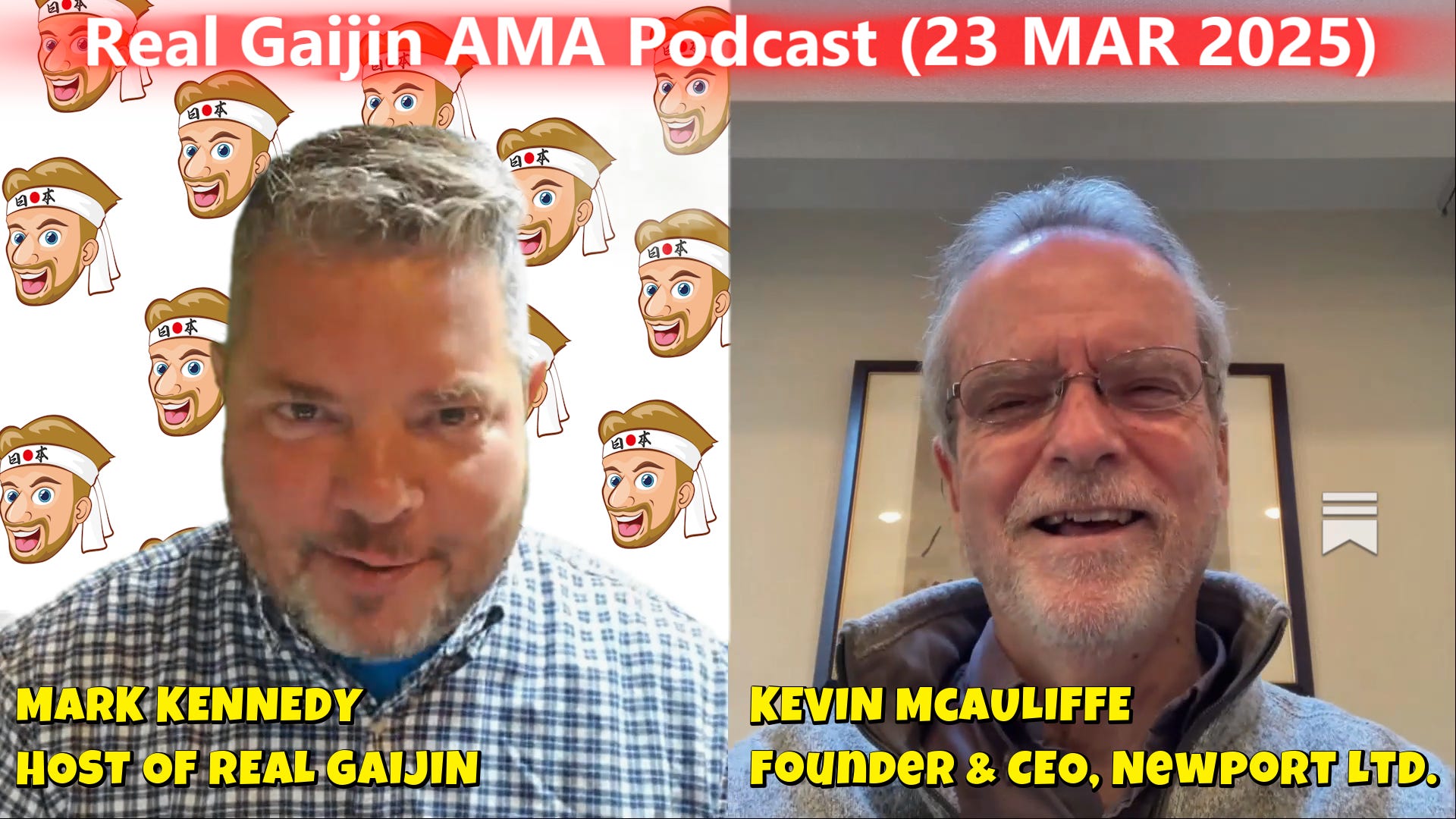 AMA Podcast (S-01, E-03) with Tokyo-based Entrepreneur Kevin McAuliffe