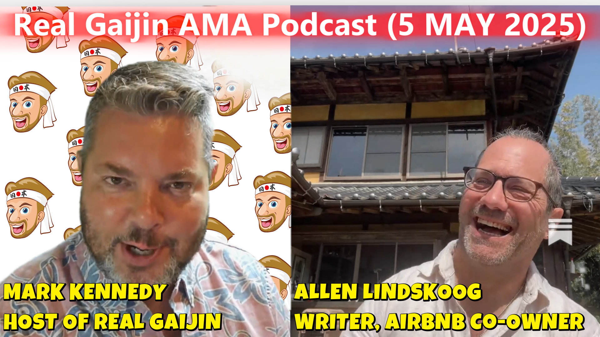 AMA Podcast (S-01, E-05) with Japan-based Writer + Airbnb Co-Owner Allen Lindskoog