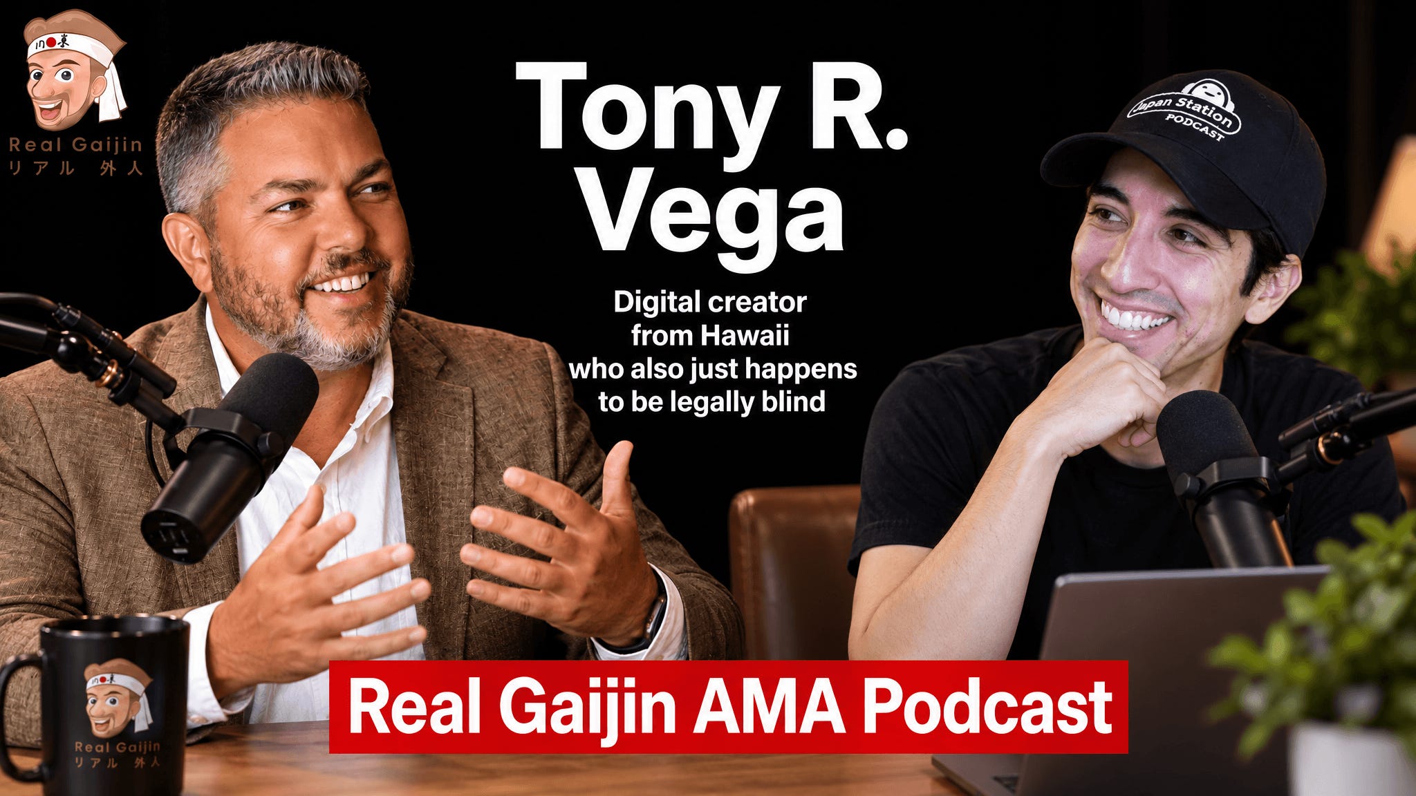 ▶︎ AMA Podcast (S-01, E-14) with Tony R. Vega, a Digital Creator from Hawaii Who Also Just Happens to Be Legally Blind
