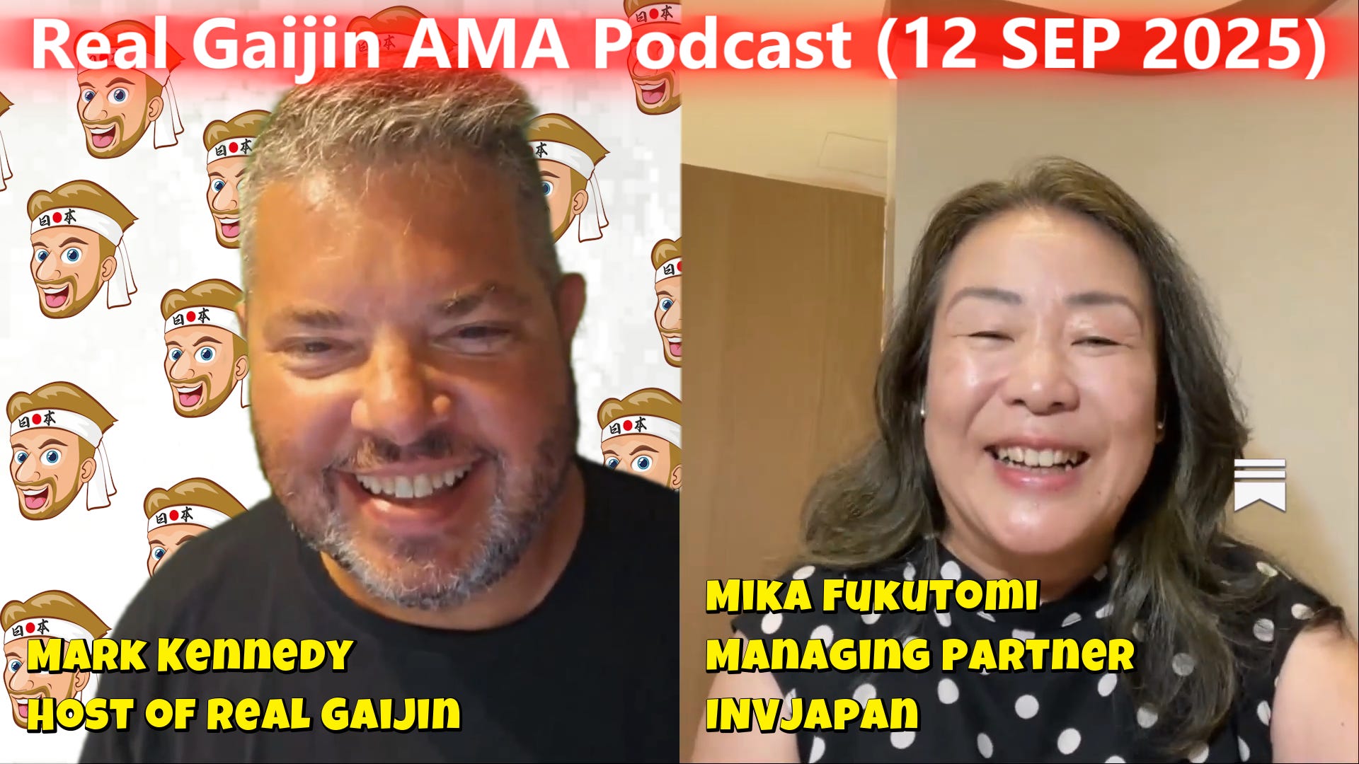 AMA with Mika Fukutomi, Founder and Managing Partner of INVJapan (Read My Lips Podcast #30)