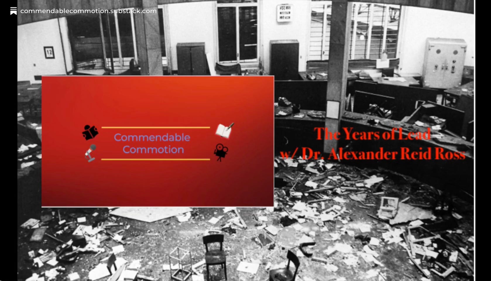 The Years of Lead with Dr. Alexander Reid Ross