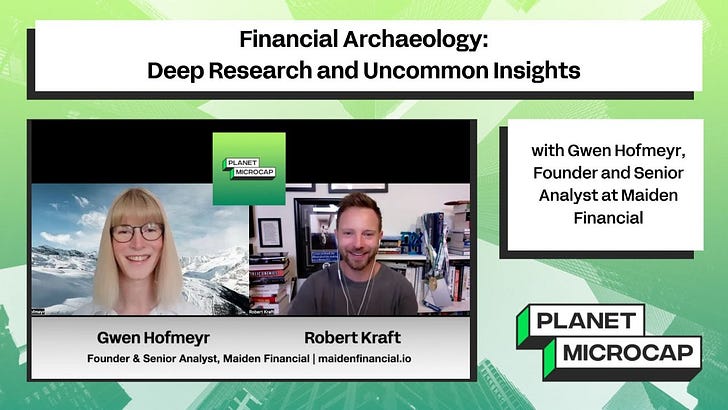 Financial Archaeology: Deep Research and Uncommon Insights with Gwen Hofmeyr, Founder and Senior Analyst at Maiden Financial