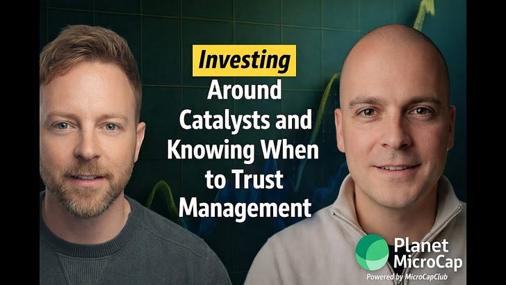 Investing Around Catalysts and Knowing When to Trust Management with Christian Schmidt, Private Investor and Co-Founder of Tracktacle
