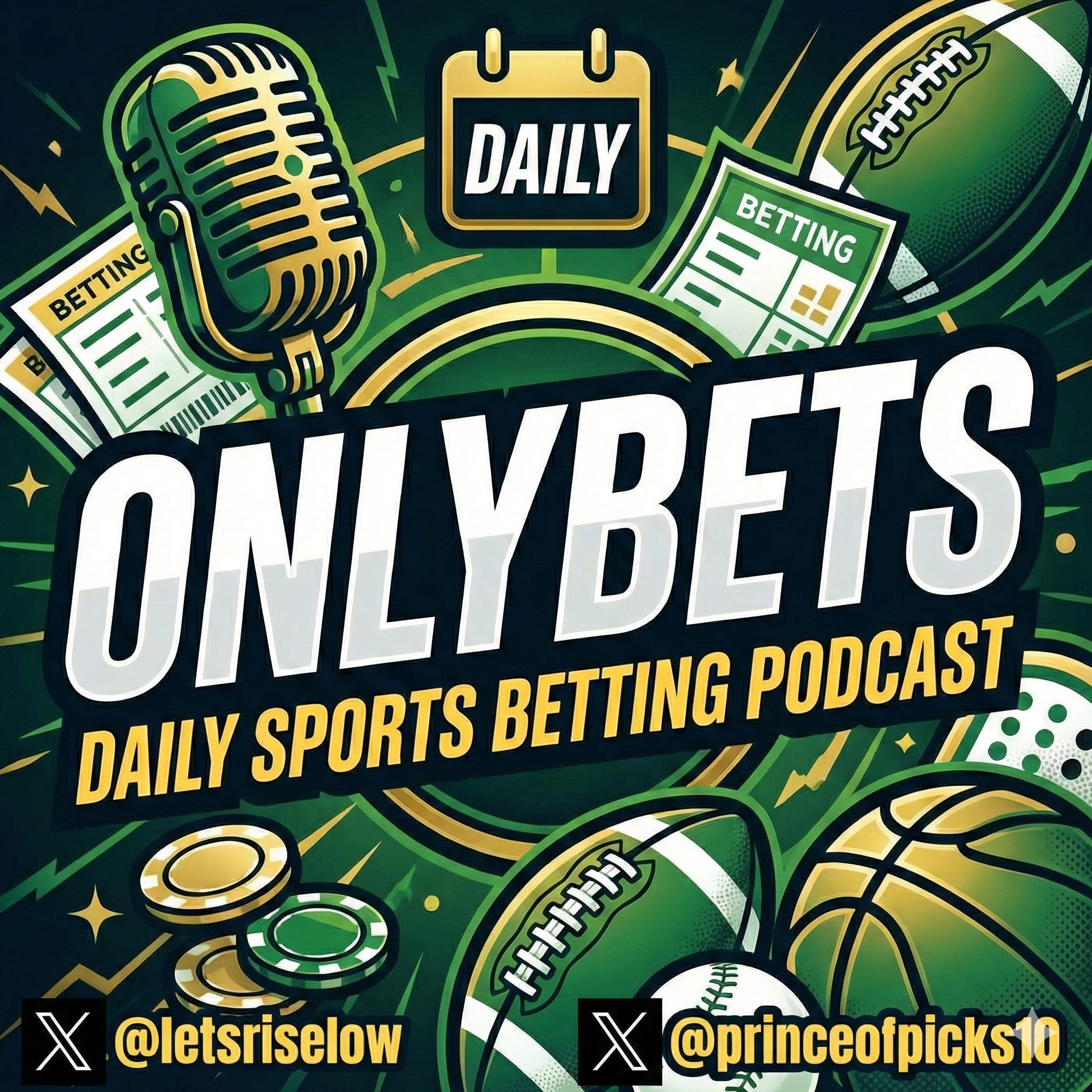 OnlyBets Best Bets & Analysis Weekend, April 4th hosted by PrinceOfPicks, SternBets & DrewDelucchi episode artwork
