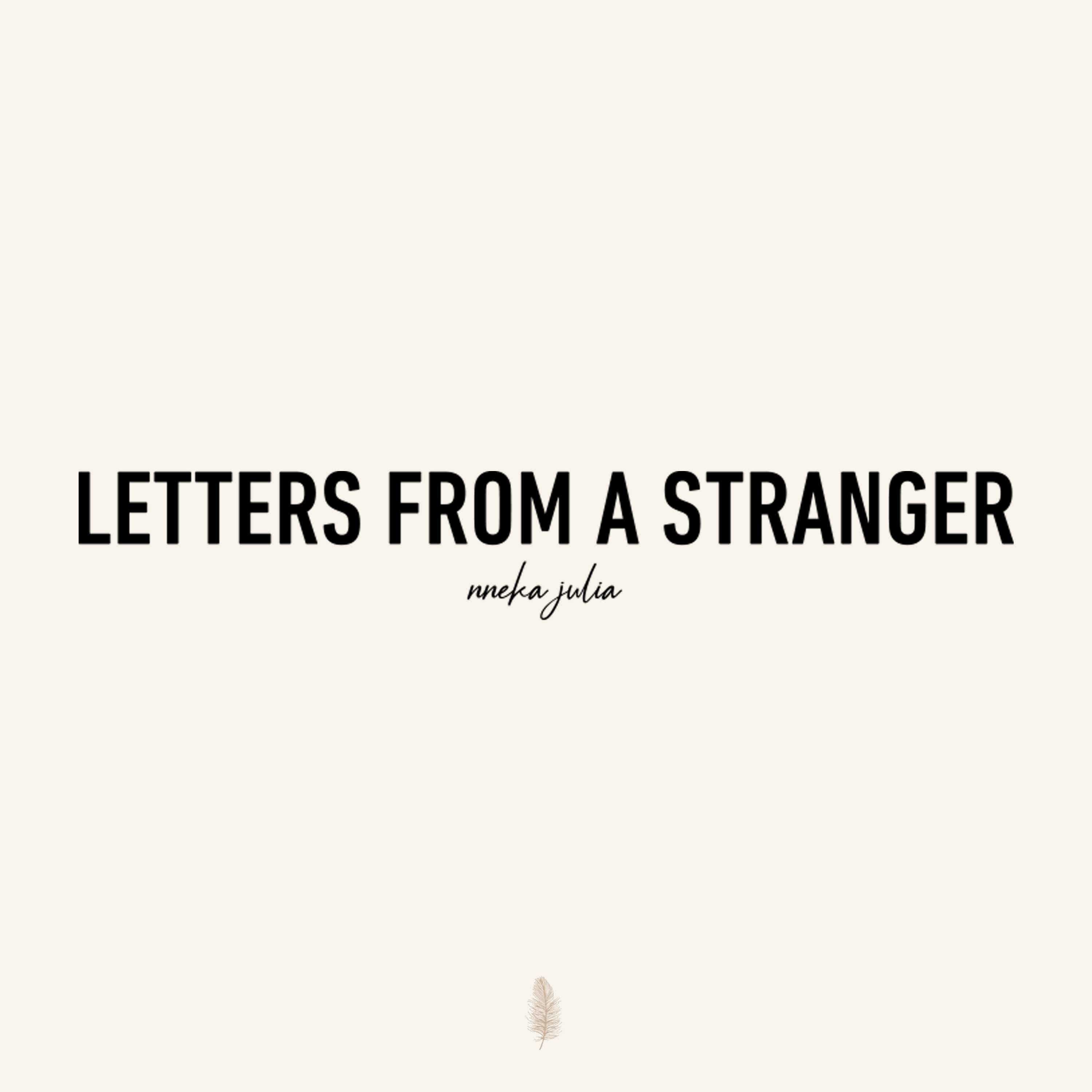 Letters From A Stranger podcast artwork