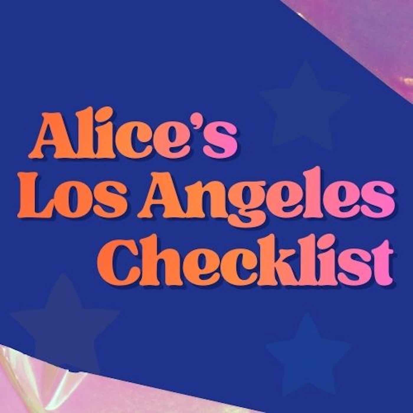 Alice's Hollywood Checklist podcast artwork