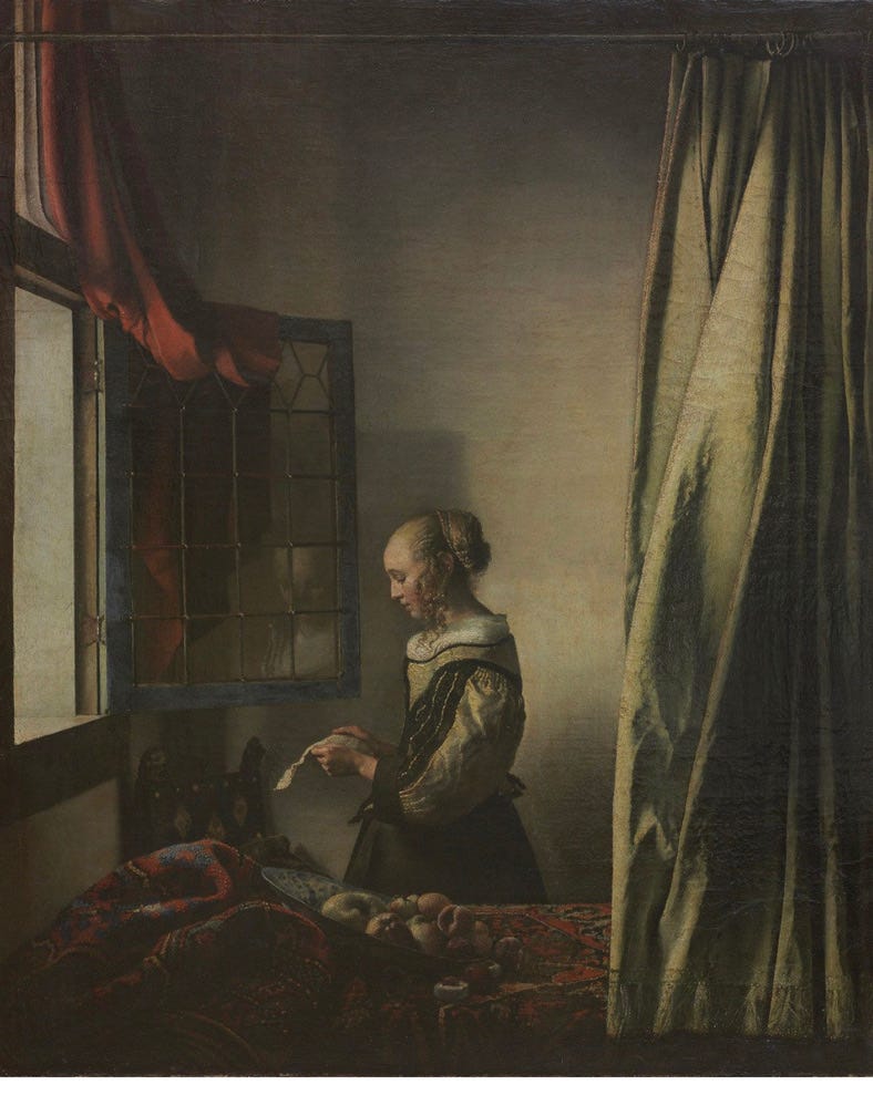Girl Reading a Letter at an Open Window, (around 1657-59), 2021*  episode artwork