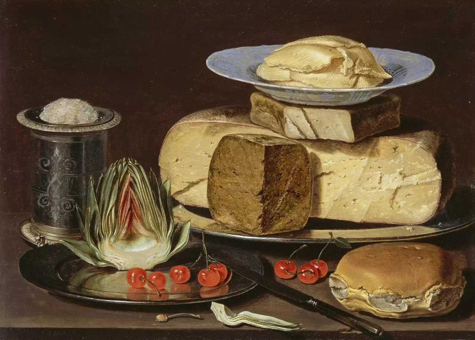 Still Life with Cheeses, Artichoke, and Cherries, 1625 episode artwork