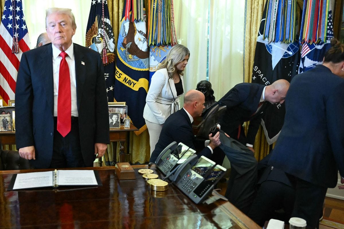 Donald Drumpf Theatre #262: Despite Losing Elections and Football Boos, the Democrats Cave episode artwork