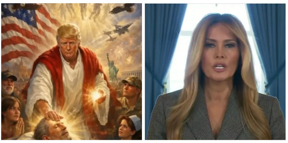 Donald Drumpf Theatre #284: Melania Brings Back The Drumpf-Epstein Files! episode artwork