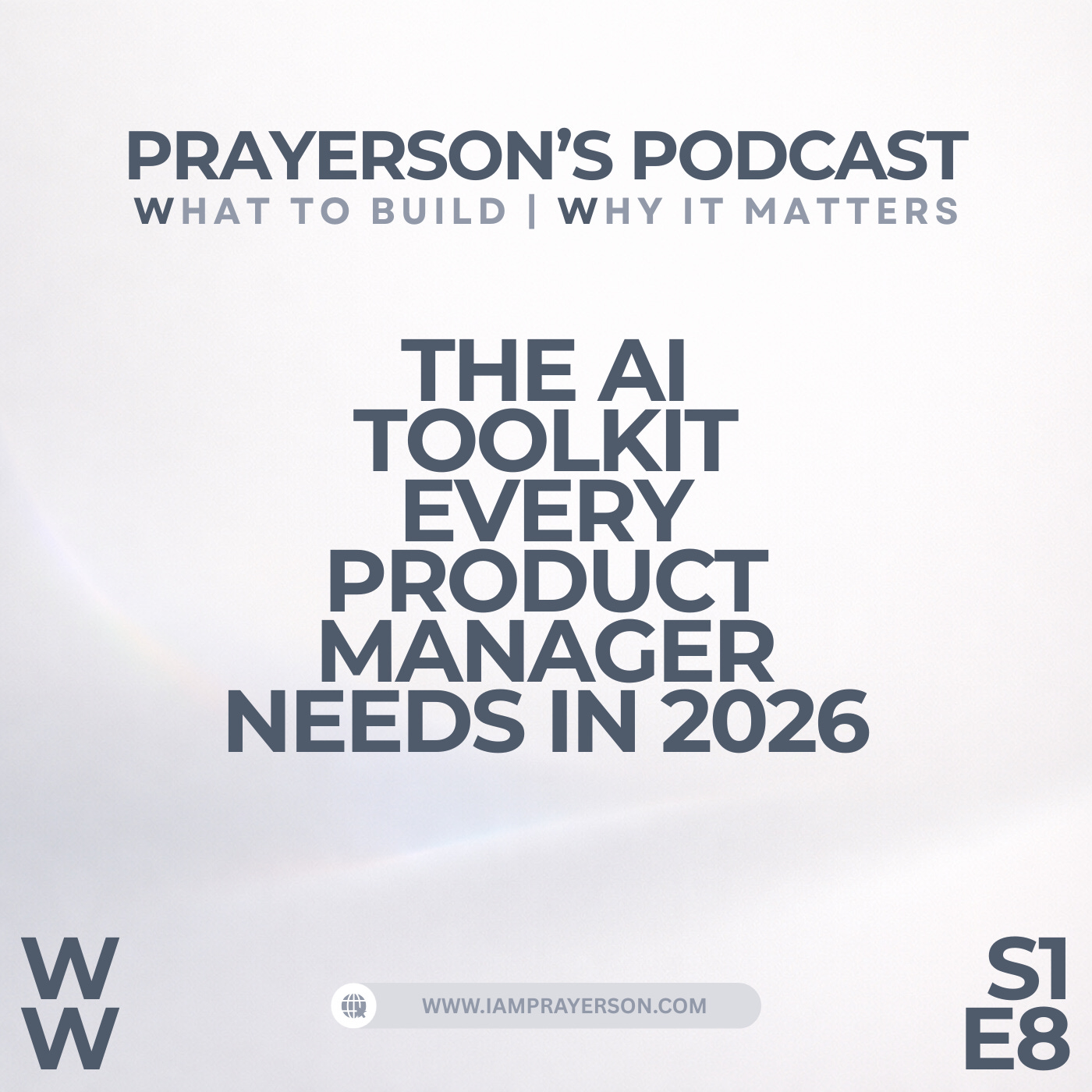 Prayerson\'s Podcast - What to Build | Why It Matters