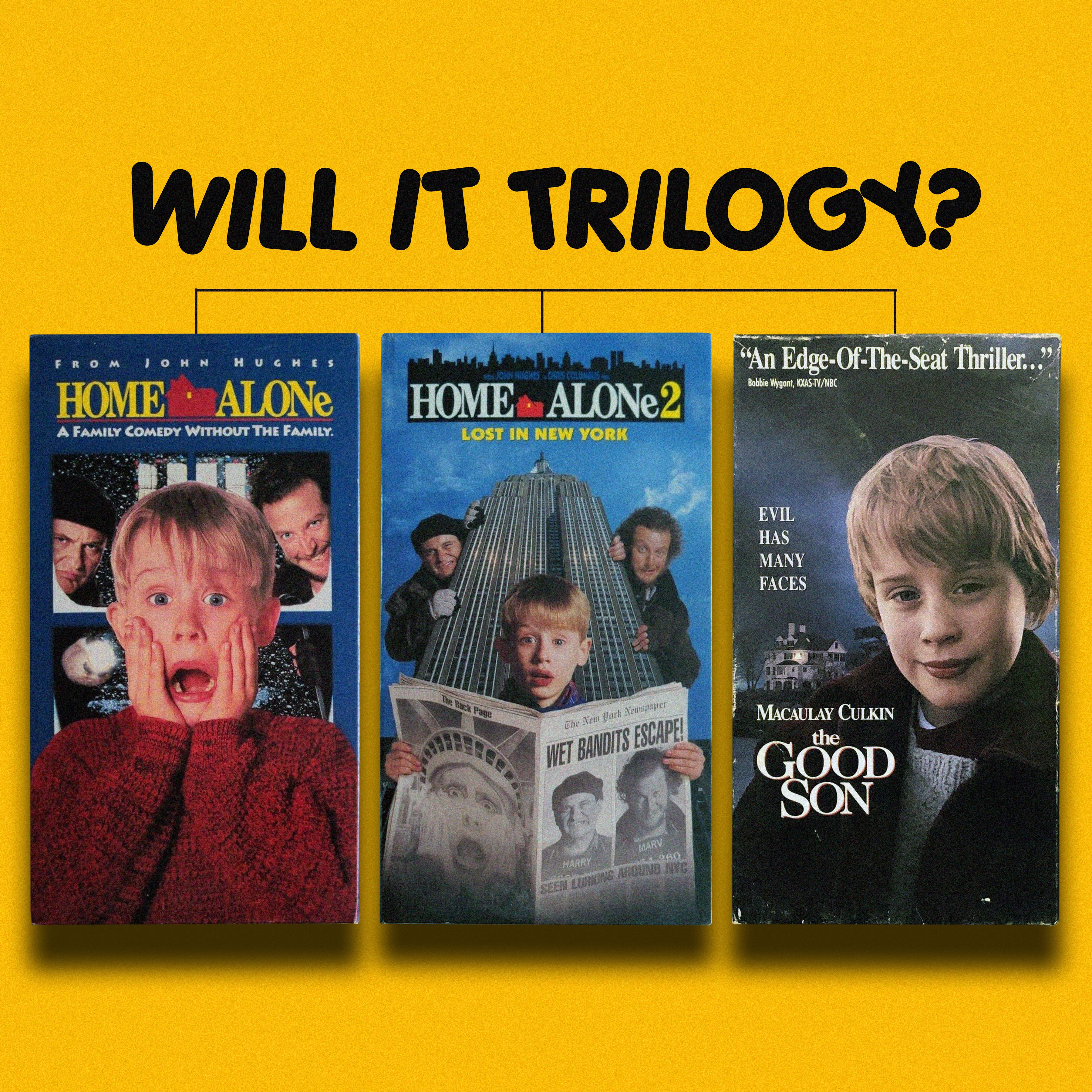Will it Trilogy: Home Alone, Home Alone 2: Lost in New York, and The Good Son