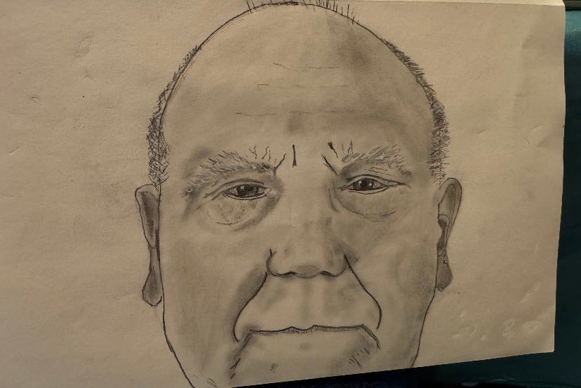 It's never too late to smell the roses...or learn to draw them episode artwork